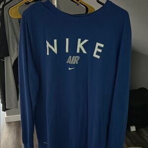 Nike Air Royal Blue Long Sleeve Tee